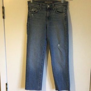 JOE’S JEANS RAW HEM CROP JEANS